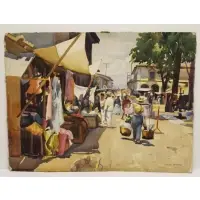 Joseph Newman, Market Scene