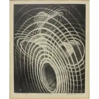 Leo Meissner, Four Chimes, Pencil Signed Litho "Four Chimes" Signed and numbered 39 of 50 lower left
