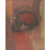 Florence Weinstein, Abstract, Oil On Board
