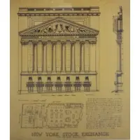 Roger Vilar, New York Stock Exchange, Circa 1903., Poster