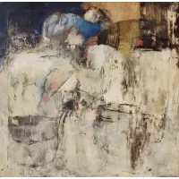 Juan Sanchez, Untitled, Oil On Canvas Abstract