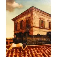 Peter Drake, Station, Large Oil On Canvas