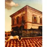Peter Drake, Station, Large Oil On Canvas