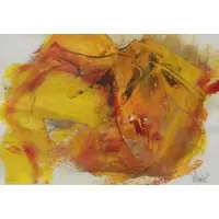 Gino Hollander, Abstraction, Oil on Paper