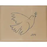 Dove of Peace by Pablo Picasso, Color Lithograph, sold Feb 2018