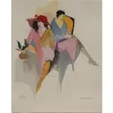 Itzchak Tarkay, Two Women