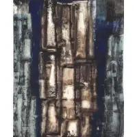 Rosario Moreno, Abstract, Oil on Paper