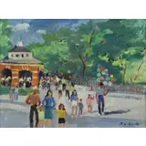 Nicolai Cikovsky, Park Scene