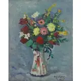 Nicolai Cikovsky, Still Life of Flowers in a Vase