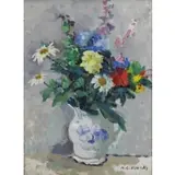 Nicolai Cikovsky, Still Life of Flowers in a Vase