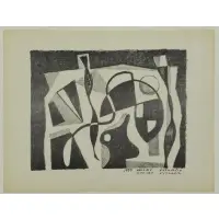 Vaclav Vytlacil, Still Life Composition, 1937, Lithograph