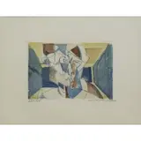 Rebecca H. Quaytman, LOVE FROM Rebecca Quaytman, Color Etching and Aquatint