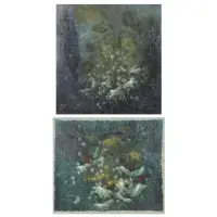 Robert Laessig, Chinese Lanterns, Two Works on Paper