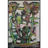Pedro Perez, Cubans Are Funny As Shit, Oil Pastel on Black Arches