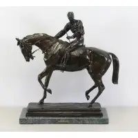Le Grand Jockey by Isidore Bonheur, Bronze, sold Jan 2018