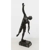 Leo Berger, Figure Skater, Bronze Sculpture