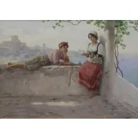 Luigi Olivetti, Untitled, Watercolor on Paper
