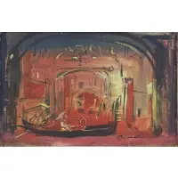 Ludwig Bemelmans, Venice Canal, Oil on Canvas