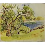 Hayley Lever, East Gloucester, MA, Watercolor on Paper