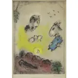 Marc Chagall, Untitled, Hand Colored Etching