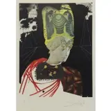 Salvador Dalí, Crazy, Crazy, Crazy Minerv, Pencil signed lower right, numbered A 166/175 lower left