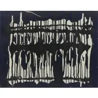 Frederic Karoly, Untitled Abstract 1961, Oil on Canvas
