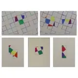 Waldo Díaz-Balart, Desarrollo Crom?tico, Five Pastel Drawings on Paper