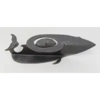 Albert L Wilson, Whale with Calf 1989, Steel Sculpture