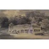 Chester B. Price, Joseph T. Sibley's Mt, Charcoal on Paper