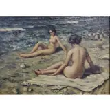 L.B Belleugi, Nude Bathers, C. Print