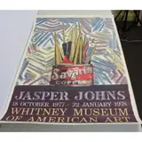 Jasper Johns, Printed signature and copyright information, lower left