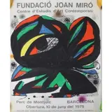 Fundacion Joan Miro by Joan Miró, Lithographic Poster, sold Dec 2017