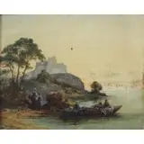 A. Watercolor Constantin, Bay of Naples