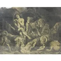 Peter Paul Rubens, Daniel in the Lion's Den, Engraving