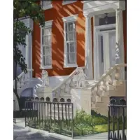 Henry Buerckholtz, 6N Washington Sq., 2009, Oil on Board