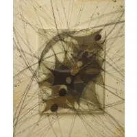 Mary Gardner Preminger, Untitled Abstract Composition, Mixed Media Collage on Board