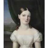 J Schwaninfeld, Portrait of a Young Girl, 1827, Oil on Canvas