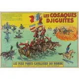 Louis Gallice, Les Cosaques Djiguites, Color Lithograph Poster, ca