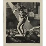 Mabel Dwight, Houston Street Burlesque, Lithograph