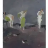 Frank Stout, Woman Undressing III, 1964, Oil on Canvas