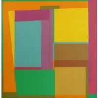 Daniel La Rue Johnson, Abstract (Untitled), Oil on Canvas