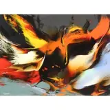 Genesis. by Leonardo Nierman, Acrylic on Board, sold Nov 2017