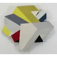Shozo Nagano, Elements, 1972, Acrylic on Shaped Canvas