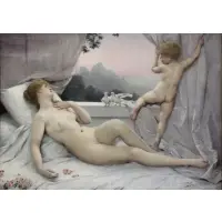 Louis-Joseph Courtat, Le Reveil de Venus, 1883, Oil on Canvas