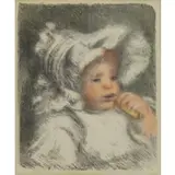 L'Enfant Au Biscuit by Pierre-Auguste Renoir, Color Lithograph, sold Oct 2017