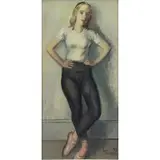 Moses Soyer, Dancer, 1942