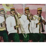 Stephen H Booker, Brass Band, Oil on Canvas