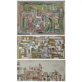 Maurice. Three Golubov, Untitled, Gouaches on Paper
