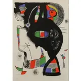 42, Rue Blomet by Joan Miró, Color Lithograph "42, Rue Blomet", sold Oct 2017