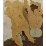 Rosario Murabito, Astronauti, 1968, Leather Collage